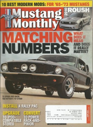 MUSTANG MONTHLY 2009 JUNE - AUXIER, '67 GT500, NEW ROUSH 427R